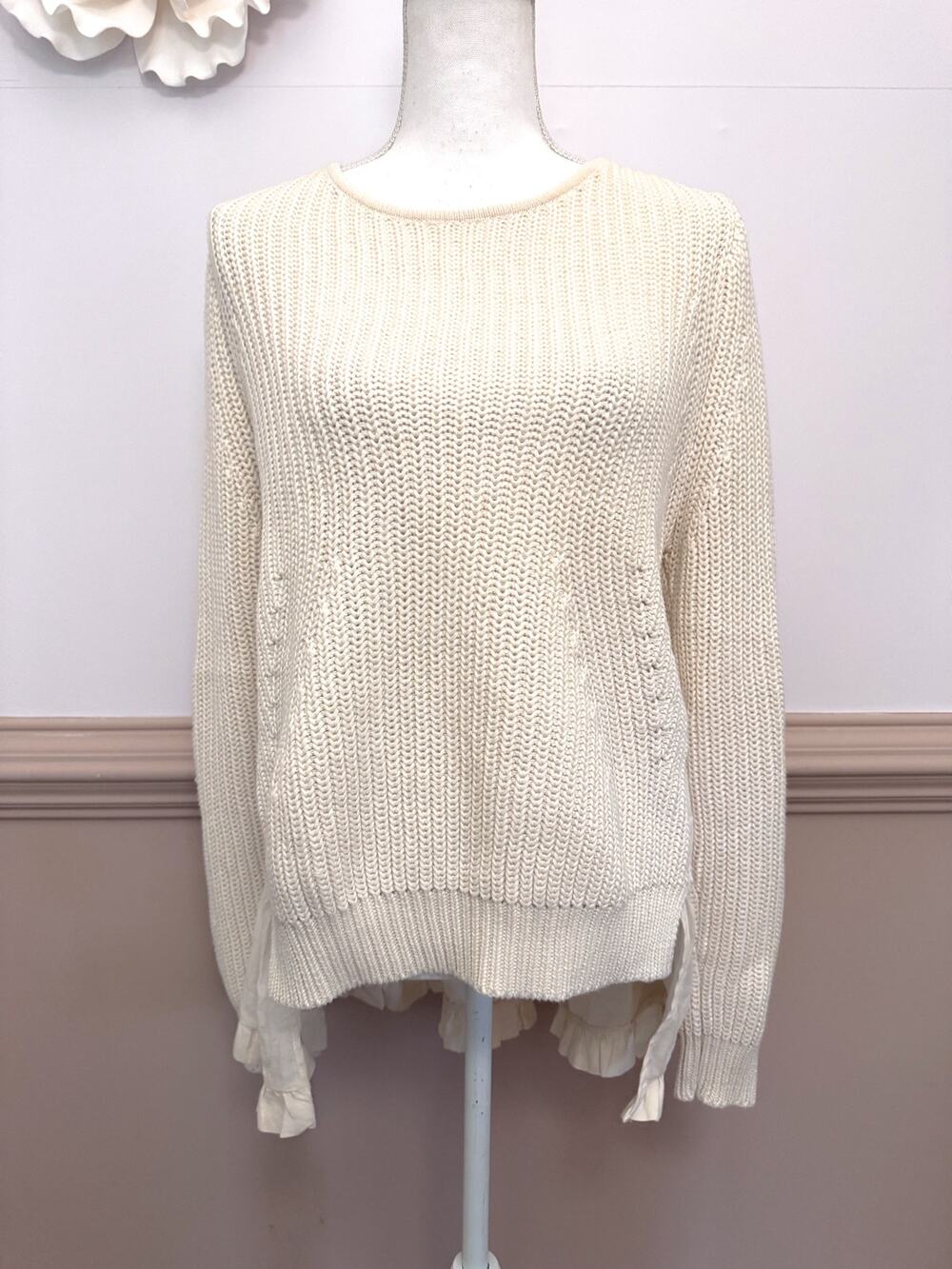 Chan Luu Hi Low Pullover Sweater Size Small